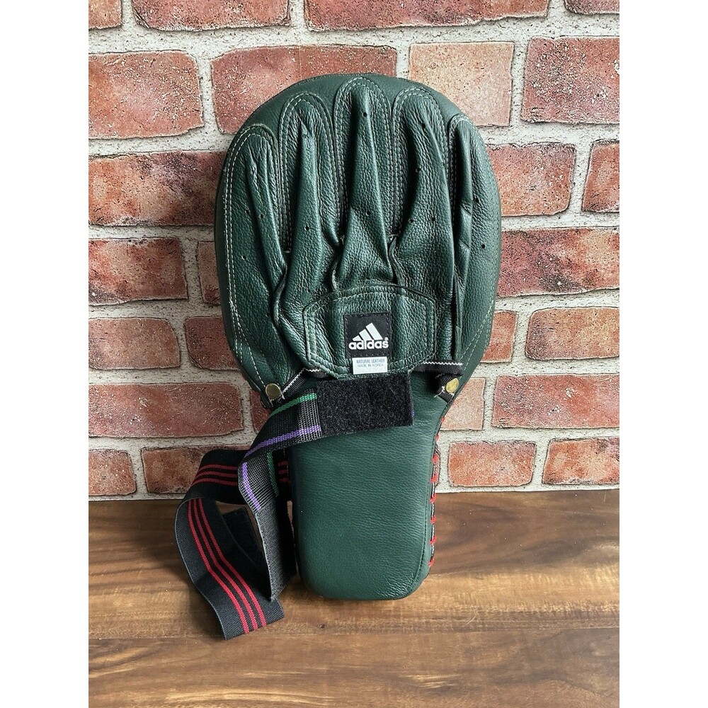 VINTAGE Adidas Leather Sparring Glove Kickboxing Karate Judo Boxing MMA | Korea